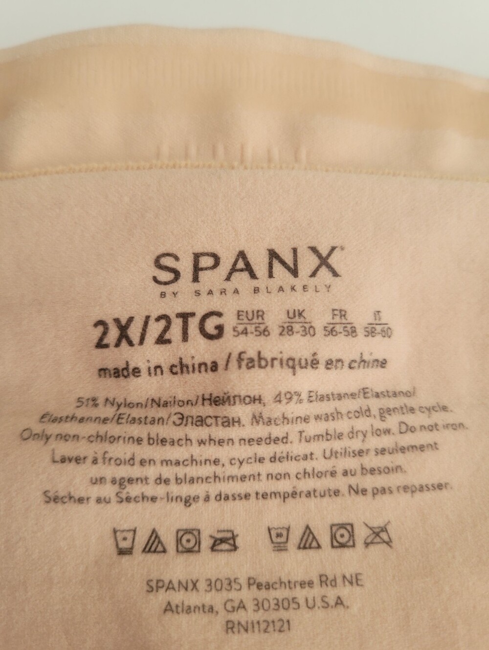 Spanx 2X Higher Power Shaper Panties Style 2746 Shapewear High Waisted